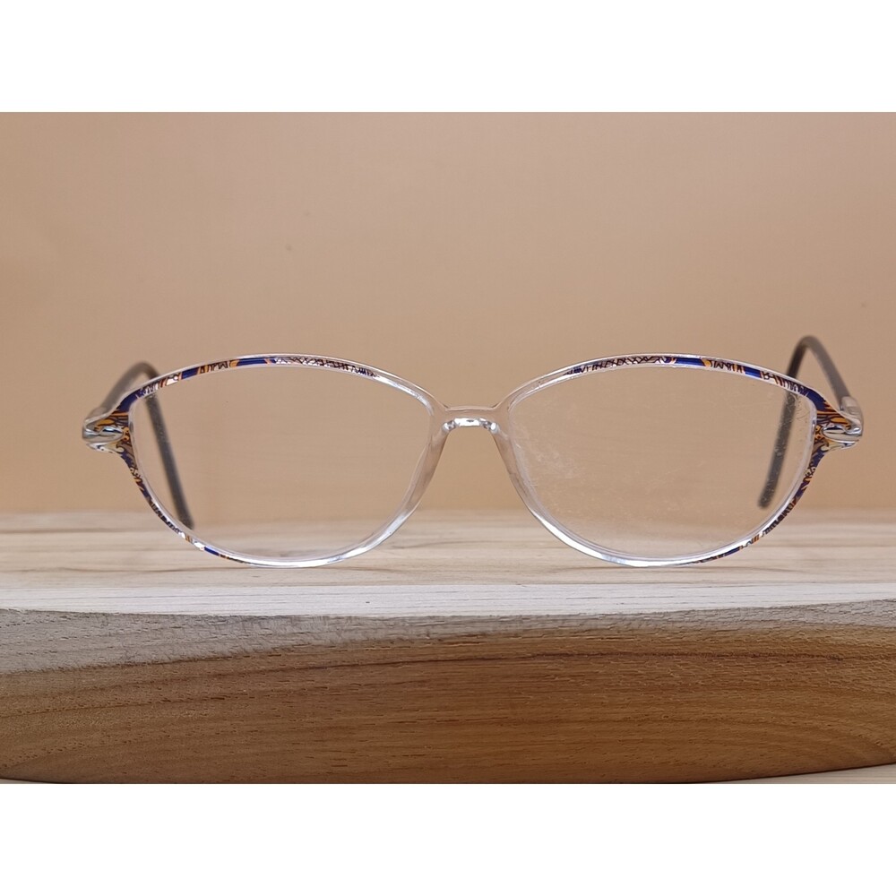 MARCHON Cold insert Tres Jolie 33 Autumn Blue Eyeglasses Frames